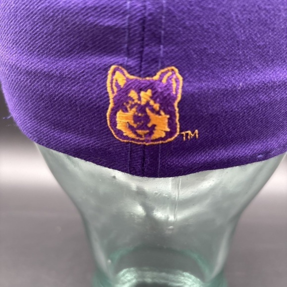 Washington Huskies New Era Pro Model Fitted Hat Size 7‎ Purple Gold Vintage - Picture 7 of 11